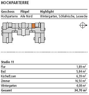 BEZUGSFREI! “Grand Palais du Lion”: Exclusives Studio-Loft mit sonnigem Wintergarten