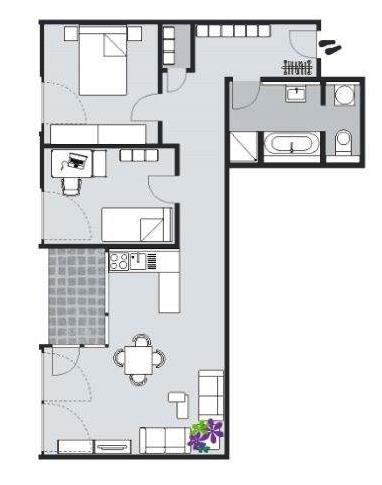 The Metropolitan Gardens: “The Pavilion”- Ruhige 3-Zimmer-Wohnung mit Westdachterrasse (vermietet)